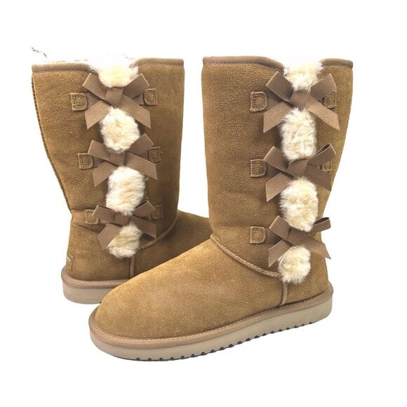 Koolaburra by UGG Victoria Tall Boots - Style No. 1015875 - Chesnut - Size 8 - Picture 3 of 8